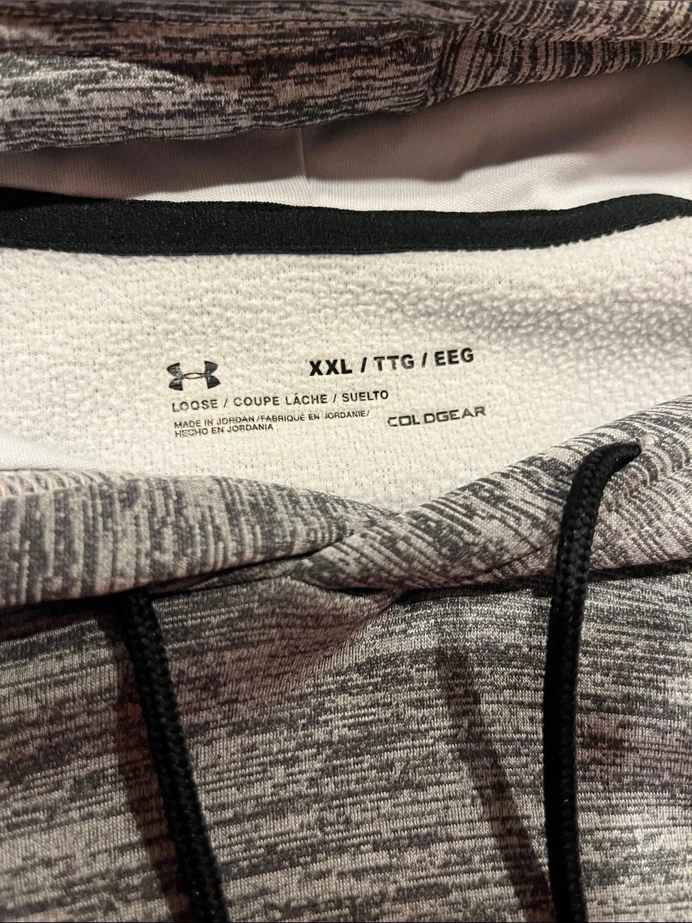 Under Armour Men's Gray Heather Pullover Hooded Sweatshirt